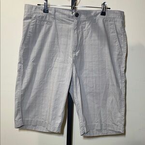 Calvin Klein Gray Flat Front Tailored Shorts